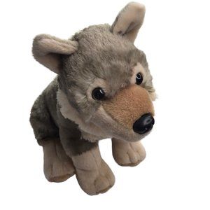 Wild Republic Wolf Timberwolf Soft Toy Plush.  Gray.  NWOT. New